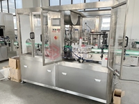 Ligne de remplissage automatique de bouteilles de yaourt à la fraise de 300 ml et 500 ml, machine de production de remplissage et de bouchage de liquides laitiers