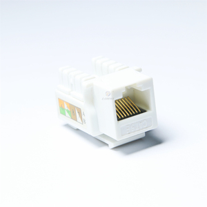 Placa de pared para <span class=keywords><strong>cable</strong></span> UTP sin herramientas, conector Keystone <span class=keywords><strong>Cat</strong></span> <span class=keywords><strong>6a</strong></span> Zhefan RJ45, conector impermeable IP68 - Product Image 3