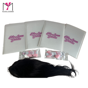 Logo personnalisé poly sac postal bulles biodégradables shopping produits cosmétiques parfum rouge à lèvres crème <span class=keywords><strong>pour</strong></span> les yeux courriers faisceaux de cheveux - Product Image 2