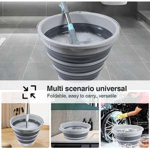 Secchio Pieghevole Salvaspazio 5L per Bambini, in PP TPR, per Casa e Esterno, Secchio per Alimenti in Plastica, Secchio per Sabbia e Ghiaccio - Product Image 2