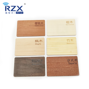 Carta NFC in Legno d'Acero Programmabile e Stampabile con Logo Personalizzato, NTAG 213 13.56MHz, Chiavi di Lusso per Hotel, Controllo Accessi Aziendale, Pass per Eventi - Product Image 3