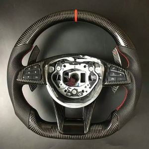 Volant <span class=keywords><strong>sport</strong></span> en fibre de carbone personnalisé pour Mercedes-Benz GLC GLE450 C63 C450 E63 W204 W205 W213 <span class=keywords><strong>A250</strong></span> AMG <span class=keywords><strong>Sport</strong></span> etc. - Product Image 5