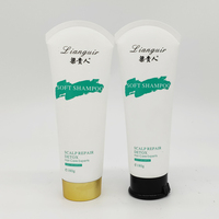Nouveauté 150ml grands tubes cosmétiques de canne à sucre 5 boules de lait corporel allaitement tubes en plastique d'emballage de canne à sucre