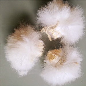 Venta al por mayor esponjoso 4-5 "pavo sangre plumas marabú ensartado plumas para atar moscas pesca artesanías carnaval disfraz decoraciones - Product Image 2