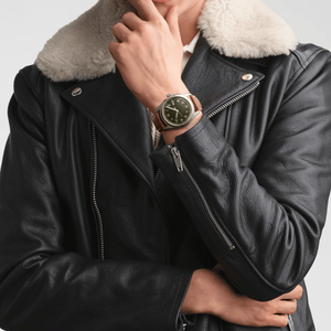 Montre mécanique automatique classique avec cadran à chiffres arabes et bracelet en cuir pour homme Longinesing - Product Image 2