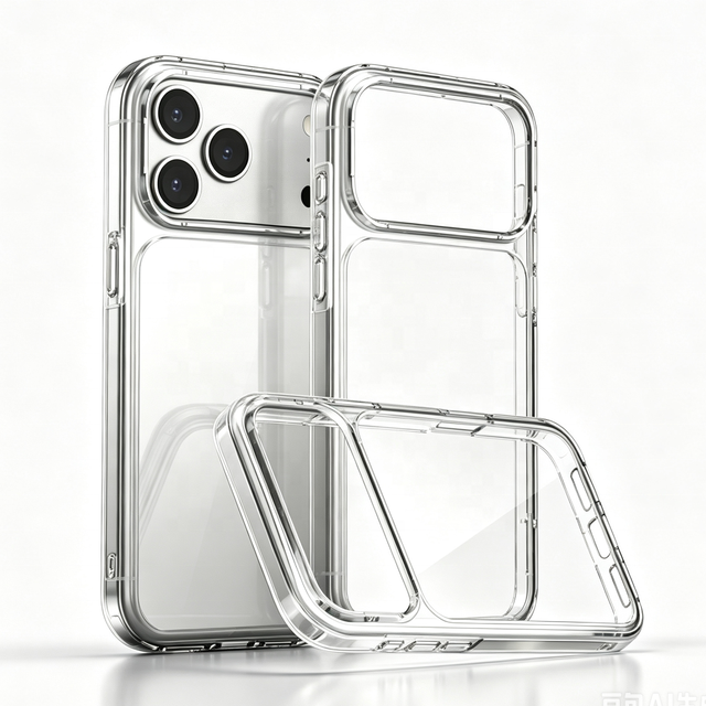 Anti-Yellow Clear Transparent Phone Case for iPhone 15 16 17 18 Pro Max HD Crystal PC Shockproof Protective Mobile Phone Cover