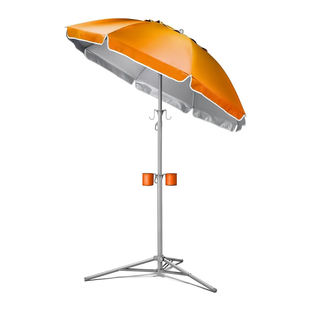 Rode Bule Geel Paars Strand Paraplu Draagbare Outdoor Zon Tuin Parasol Grote Paraplu Voor De Zon