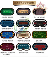 Salle à manger de jeu personnalisée 1.3m 1.5m pour 6 personnes Tables Texas Black Jack Table de poker ronde en bois massif avec couvercle