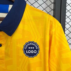 Grosir kaus sepak bola Retro murah Tiongkok kaus sepak bola gaya lama bersirkulasi 100% poliester Anti-UV menerima desain bebas kustom - Product Image 5