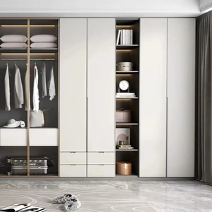 Armoire sur mesure de style scandinave 2026, nouveau design moderne, pour chambre principale, avec rangement dissimulé intégré - Product Image 2
