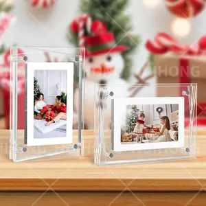 The best selling product Christmas gift Acrylic player motion Colorful NFT Transparent electronic album digital video photo