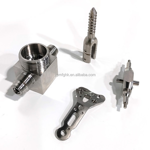 Pièces en acier inoxydable usinées CNC 5 axes sur mesure certifiées ISO9001, composant mécanique industriel de haute précision - Product Image 1