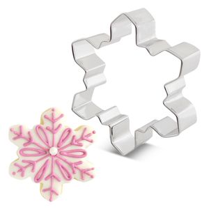 قواطع بسكويت ذات طابع سلسلة الكريسماس ، بما في ذلك قواطع بسكويت بأشكال رقائق ثلج الكريسماس ونجمة الكريسماس. - Product Image 3