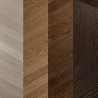 Plancher en bois d'ingénierie multicouche en chêne européen, motif en chevrons, parquet composite, planchers en bois
