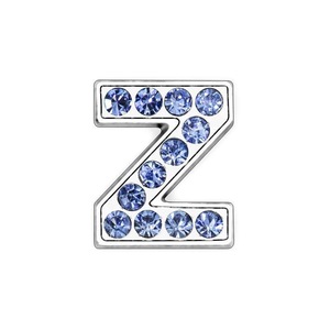 ตัวอักษร A-Z ขนาด 8 มม. ประดับคริสตัลสีน้ำเงิน <span class=keywords><strong>ส</strong></span>ำหรับทำปลอกคอสัตว์เลี้ยง ปลอกคอผู้หญิง DIY ของขวัญ จี้โลหะ งา<span class=keywords><strong>น</strong></span>ฝีมือโลหะ - Product Image 4