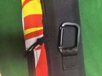 Étui de queue de billard durable à joint 1/2 en toile PVC anti-décoloration, design 6/7/8 trous, résistant à l'eau, modèle PCA637, équipement de snooker