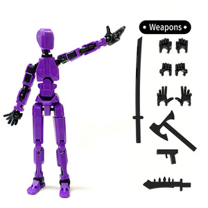 Kouyikou 2024 Nouveauté TikTok : Figurine articulée Lucky Dummy 13 à corps entier, modèle imprimé en 3D, jouet à assembler soi-même - Product Image 6
