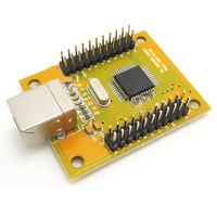 Joystick d'arcade de jeu vidéo, clavier USB, carte d'encodeur USB vers JAMMA