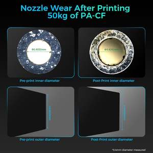 Buse à haut débit en carbure de silicium Creality 0,6 mm pour imprimantes 3D K2/K2 Pro/K2 Plus/Hi Series - Product Image 5