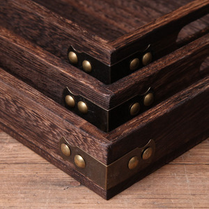 Bandeja de incienso de madera de Paulownia, bandeja de té, juego de té de madera para el hogar, taza de agua, quemador de incienso, aromaterapia, joyería, madera - Product Image 1