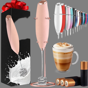 Montalatte Tornado con Tripla Frusta, Corpo in Plastica, <span class=keywords><strong>4</strong></span> Batterie <span class=keywords><strong>Duracell</strong></span>, Schiumatore Manuale per Caffè - Product Image 1