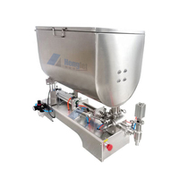 Machine de remplissage de mélange de pâte au henné cosmétique de soupe de viande chaude de confiture épaisse de pâte multifonctionnelle d'opération facile