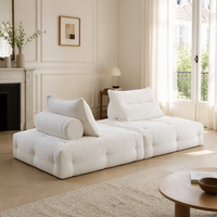 Modulares Komprimiertes Sofa-Set Grahamcompact Wohnzimmer Würfel-Sitzsack-Stil Kombination Europäisches Polstersofa für