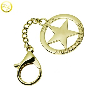 Etiqueta Redonda Personalizada con Diseño de Pavo Real, Cadena Metálica Dorada, Logotipo Grabado, para Bolsos de Mujer, Accesorios y Piezas - Product Image 3