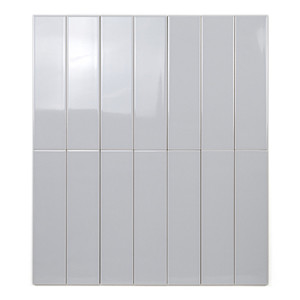 Piastrelle Lucide Grigie Pure 7,5x30 Cm per Pareti e Pavimenti - Product Image 1