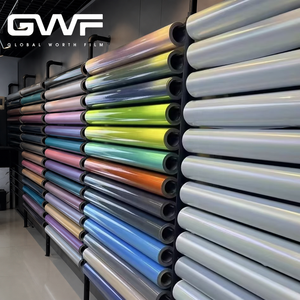 Film de protection de peinture (PPF) couleur TPU avec canaux d'<span class=keywords><strong>air</strong></span>, installation facile, haute qualité, finition satinée, application à sec ou humide, 526+ couleurs - Product Image 1