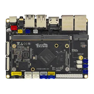 Youyeetoo YY3568 RockChip RK3568 Placa de Desenvolvimento Dual Gigabit Ethernet Expansível SATA / SSD Suporta Android 11 / Debian10