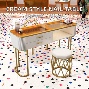 <span class=keywords><strong>Table</strong></span> à Ongles Contemporaine en Bois, Convertible en Bureau, Station de Manucure <span class=keywords><strong>DIY</strong></span> pour Usage Domestique – Prix Usine, Vente en Gros - Product Image 3