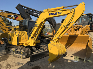 Excavadora de cadenas PC56 PC56-7 usada con motor y caja de cambios, 1 año de garantía, color amarillo, importada, capacidad de cazo de 0.1 m³ - Product Image 4