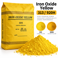 Pigment inorganique de jaune d'oxyde de fer de catégorie industrielle à hautes températures pour les produits concrets en céramique de ciment