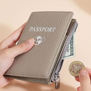 Funda para Documentos Familiares con Bolígrafo, Bajo MOQ, Logotipo Personalizado, Sim DIY, Estuche para Pasaportes y Tarjetas - Product Image 4