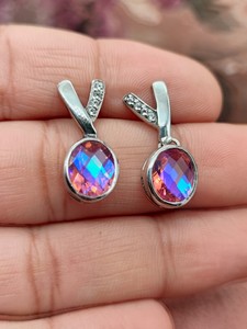 Pendientes de Cuarzo Natural con Plata de Ley 925, Diseño Artesanal Vintage Hecho a Mano, Joyería Elegante para Mujer - Product Image 6