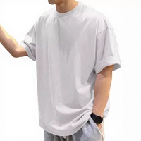 T-shirt en coton à manches courtes, col rond, style urbain, avec lettres et badge, grande taille, tendance, été, meilleures ventes, pour le commerce extérieur