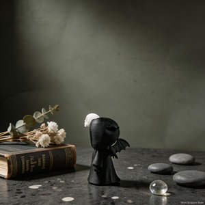 Statua di Grim Reaper Stampata in 3D in Plastica PLA, Figura di Teschio Gotica, Decorazione da Scrivania per Halloween, Ornamento da Mensola, Regalo da Collezione - Product Image 3