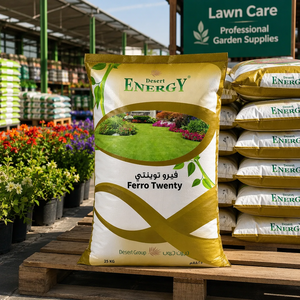 Engrais Ferreux Soluble Desert Energy Ferro 20, Sulfate Ferreux à 20% de Fer, Poudre pour l'Entretien Professionnel des Gazons et des Cultures, 25kg - Product Image 6