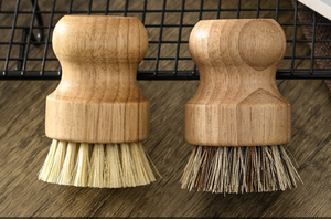 Hot Selling Natural <b>Round</b> Handle Kitchen Wash Dishes Wooden Bamboo <b>Brush</b> Scrub Tableware - Product Image 5