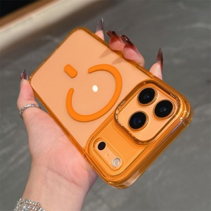 New Color Orange for iPhone 17 Pro Max 17 Air 16 15 Magnetic <b>Wireless</b> Charging Phone case Lens protection in Stock - Product Image 1
