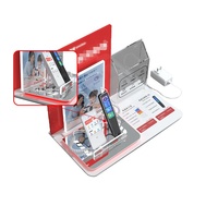 Présentoir acrylique de bureau intelligent de stylo de traduction d'armoire de produits électroniques de magasin de marque haut de gamme
