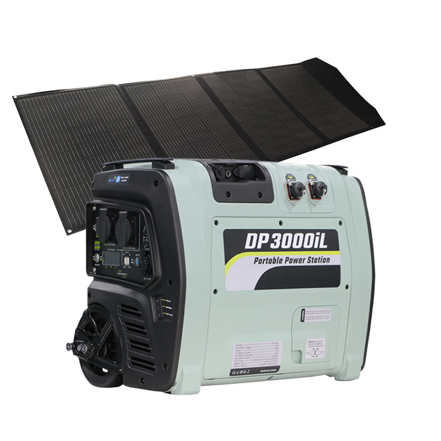 110-240V Portable Solar Generator 3000w  Portable Power Station for Camping Emergency Power Supply Outdoor  With AC DC USB