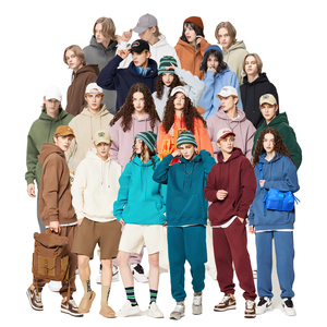 Vente flash, sweat-shirts personnalisés avec logo brodé, hiver, 350 g/m², grandes tailles, vêtements pour hommes, créez le vôtre - Product Image 5