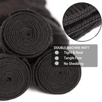Extensiones de Cabello Humano Ondulado 15A, 100% Virgen Vietnamita Sin Procesar, Grueso, Remy, Trama Doble a Máquina, Natural para Mujer