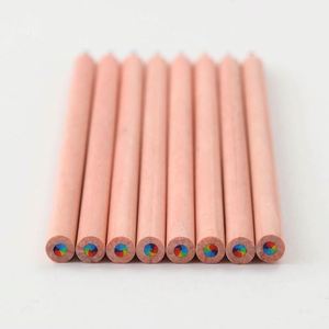 Crayons de couleur arc-en-ciel en bois de haute qualité, écologiques, faciles à saisir, de grande taille, en gros - Product Image 4