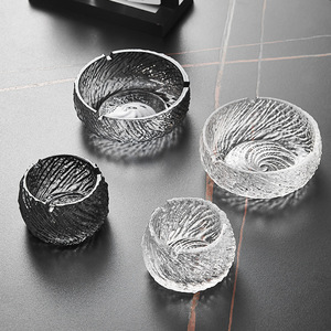 Cendrier en verre cristal rond, design moderne et luxueux, pour la maison, le bureau, objet décoratif, cadeau - Product Image 5