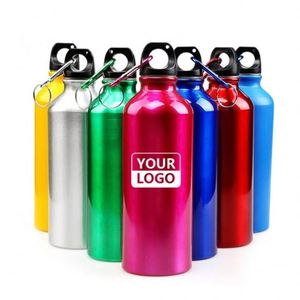 Bouteilles d'eau en aluminium écologiques pour le sport, la gym et le cyclisme, en gros, avec logo personnalisé, 500 ml, 750 ml, 1000 ml, promotionnelles - Product Image 1
