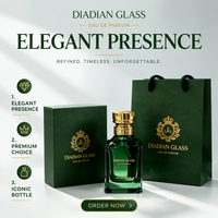 Flacon de parfum en verre transparent personnalisé de 100 ml, à base épaisse et biseautée, avec couvercle, étiquette, emballage OEM personnalisé et sac – Vente en gros