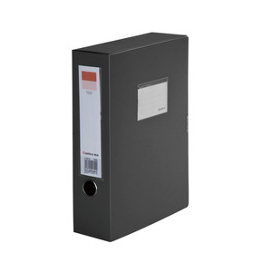 Qixin File <b>Box</b> A1250 PP Document <b>Storage</b> <b>Blue</b> And Black Office Organizer Durable Standing Type Rectangle Minimalist Style - Product Image 3